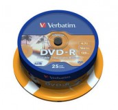 Obrázek výrobku: VERBATIM DVD R (120 min.) - Printable