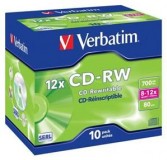 Obrázek výrobku: VERBATIM  CD-RW (80min)