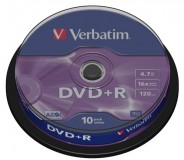 Obrázek výrobku: VERBATIM  DVD+ R (120 min.) 