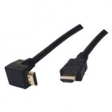Obrázek výrobku: kabel HDMI-HDMI v.1.3 19pin - 1.5m zlacený, úhlový