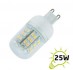 Výrobek: Žárovka LED G9 48SMD s krytem - bílá teplá