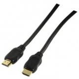 Obrázek výrobku: kabel HDMI-HDMI v.1.4 19pin - 1m zlacený, rovný