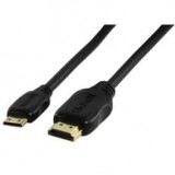 Obrázek výrobku: kabel HDMI-HDMI Mini v.1.4 19pin -1m zlacený,rovný