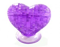 Obrázek výrobku: 3D crystal puzzle - srdce