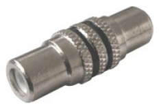 Obrázek výrobku: Spojka CINCH kabel/ 1xzdířka-1xzdířka kov