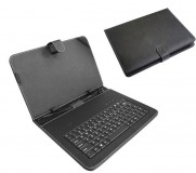 Obrázek výrobku: Pouzdro na tablet 7” s klávesnicí s micro/mini USB černé