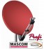Výrobek: MASCOM PROFI80AL satelitní parabola - červená