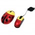 Obrázek výrobku: KÖNIG USB myš beruška + mini myš